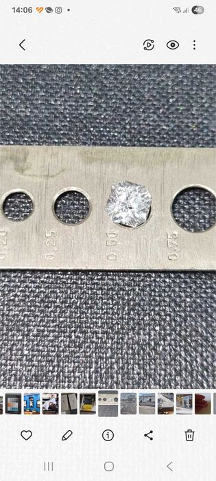 Diamante Natural Lapidado 0.50 ct – Excelente Qualidade