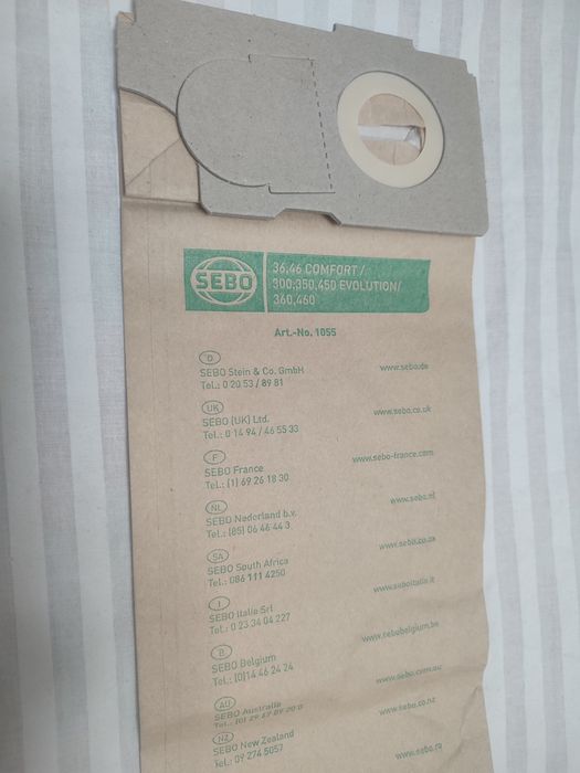 Мішок для пилососа SEBO BS 36