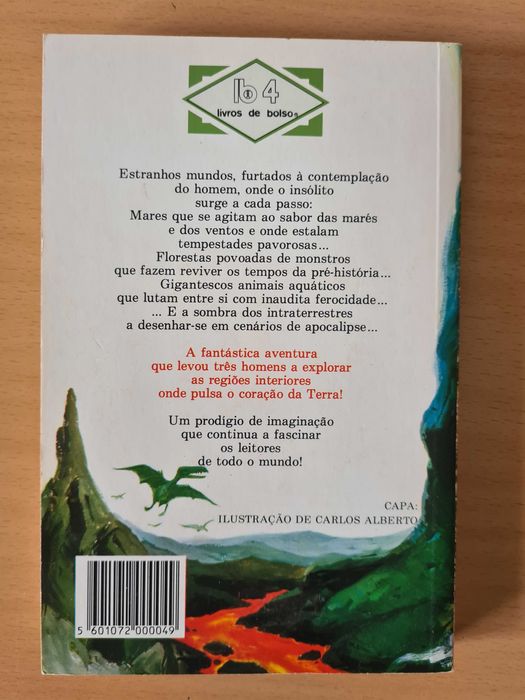 Livro "Viagem ao Centro da Terra" de Júlio Verne