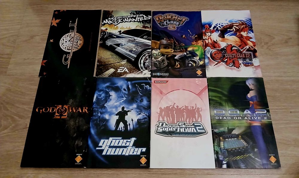 Manuais jogos PlayStation