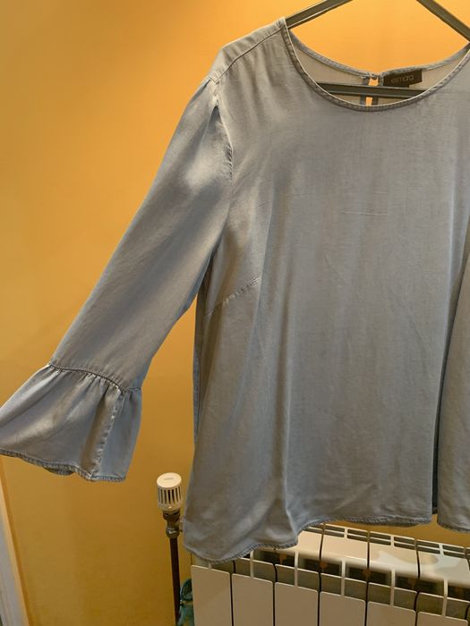 Blusa azul clara “Esmara” manga a 3/4 tamanho 40