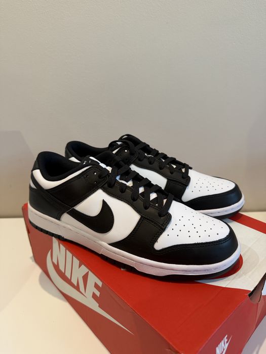 Buty sneakersy nike dunk low roz. 43 black white