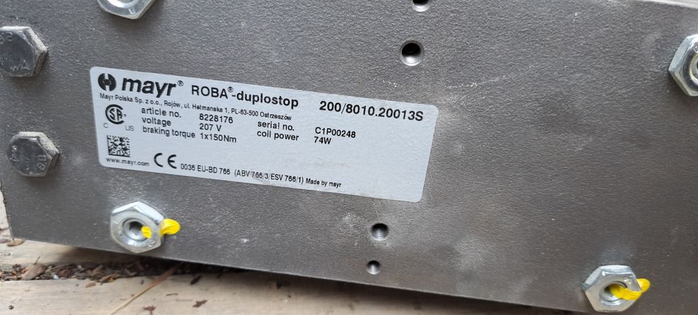 Motor de elevador trifásico NOVO