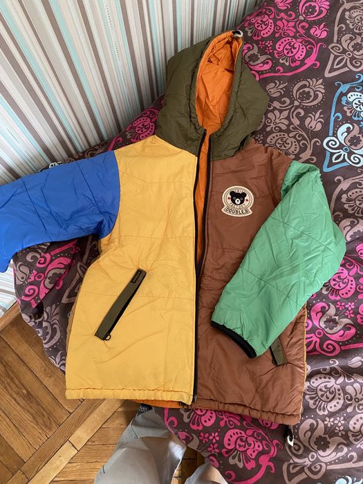 Двухстороння куртка на дитину (унісекс)