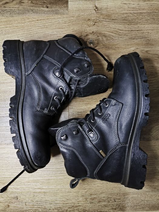 Ecco Gore-Tex  GTX Męskie Skórzane Sznurowane Buty rozmiar 44
