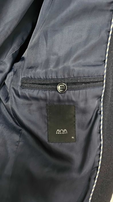 Płaszcz męski, granatowy , rozmiar L-XL