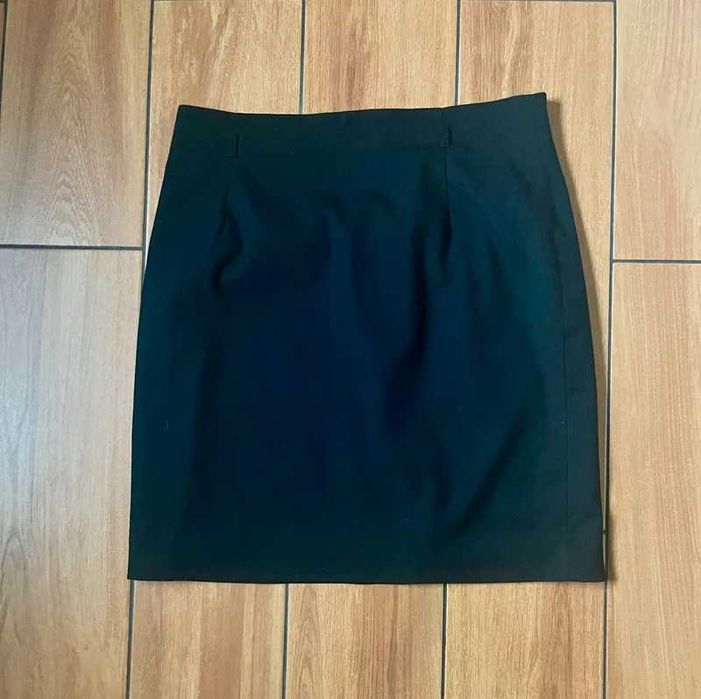 Czarna spódnica ołówkowa 44 XXL 16 H&M klasyczna elegancka wiskoza