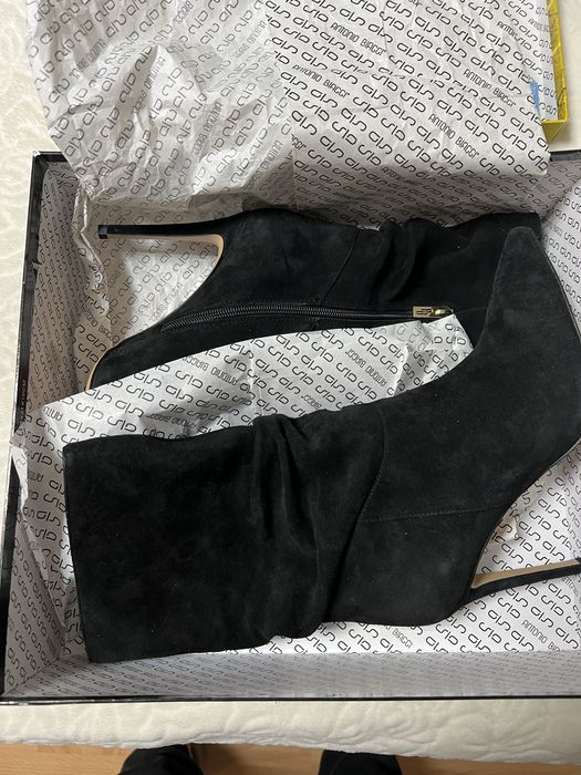 Получоботи натуральна замша