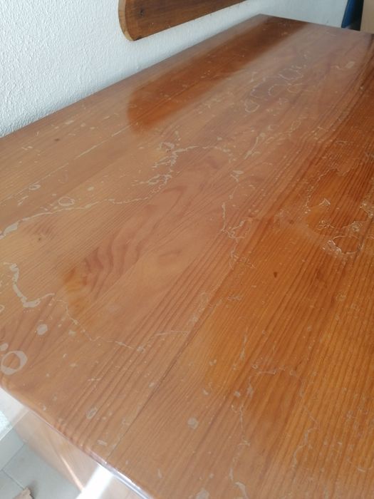 Vendo secretária com estante Pinho Mel macisso