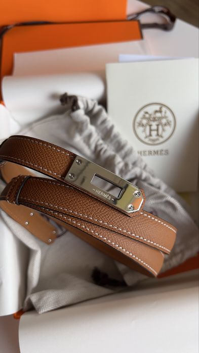 Ремінь шкіряний Hermes Kelly