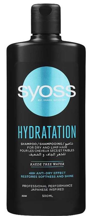 SYOSS HYDRATION nawilżający Szampon do włosów 500ml