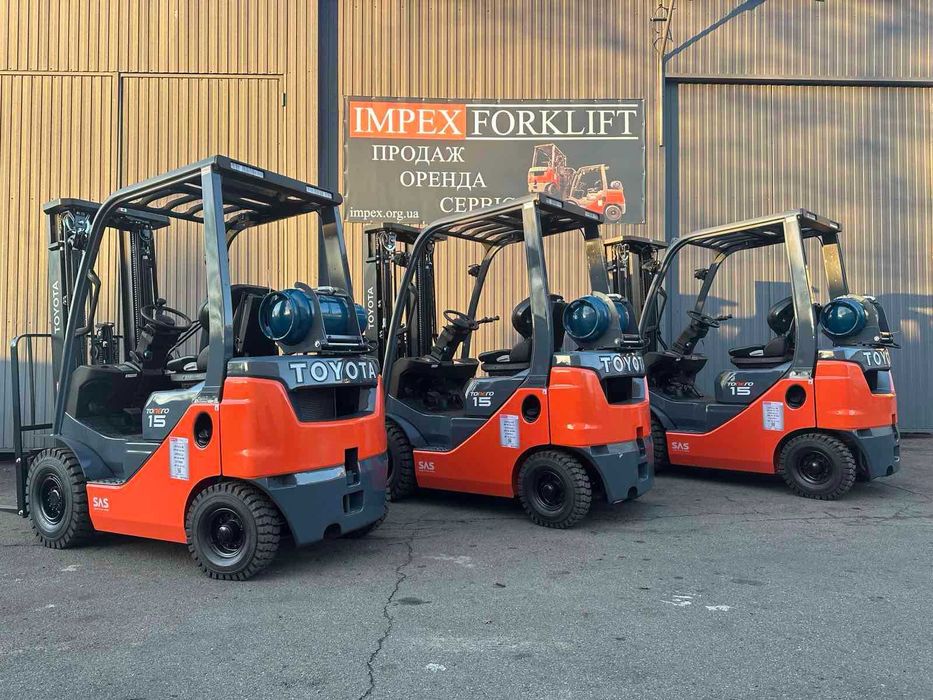 Газовий навантажувач TOYOTA 02-8FG18, (погрузчик Тойота)