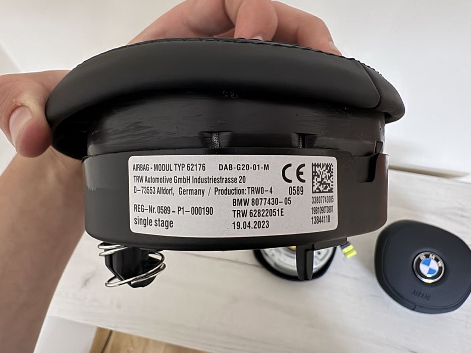 Подушка airbag M руля BMW G20 G22 G26 G30 G05 G06 G07 G11 G12 G01 G02