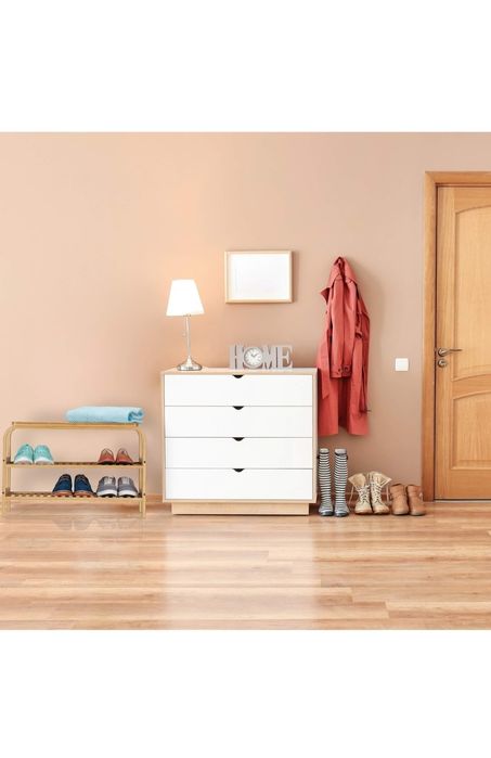 Banbusowa ławka na buty