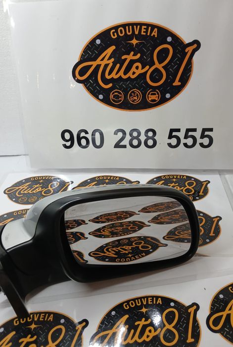 Espelho retrovisor eletrico direito peugeot 307 ano 2006 cinza