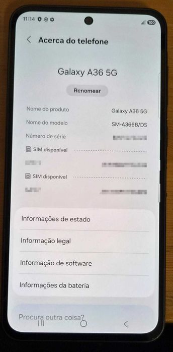 Telemóvel Samsung Galaxy A36 5G