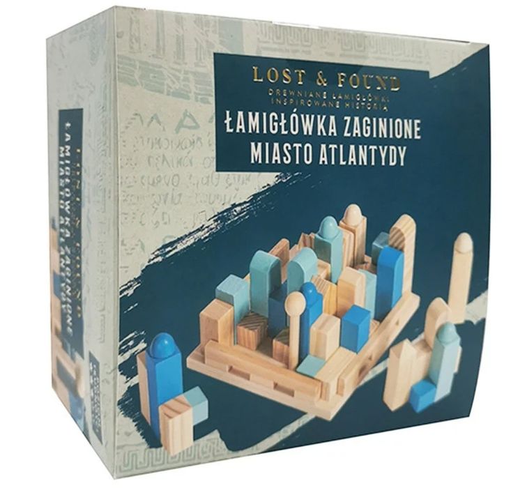 Łamigłówka Atlantyda gra towarzyska Professor Puzzle zagadka, jak nowa