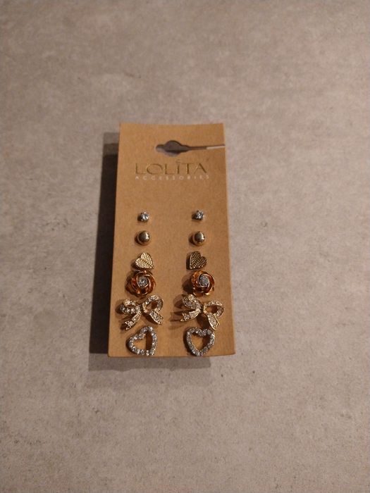 Zestaw kolczyków x6