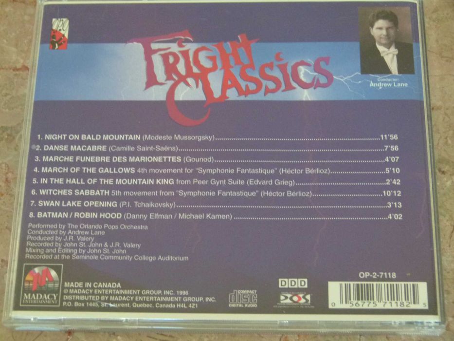 CD Fright classic para Halloween