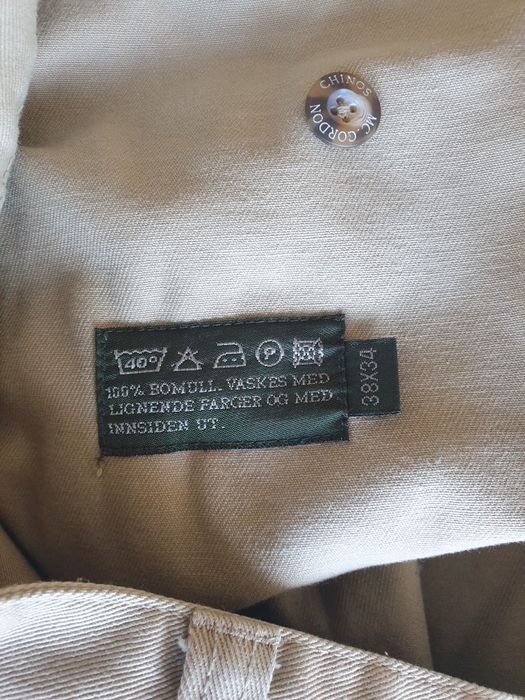 Spodnie chinosy XXL