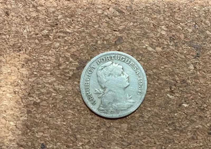 Moeda de 50 centavos alpaca - Portugal - 1930