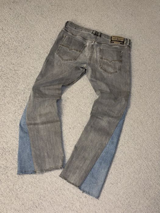 Diesel Industry Jeans 33/32 – Grey/Blue Custom Distressed