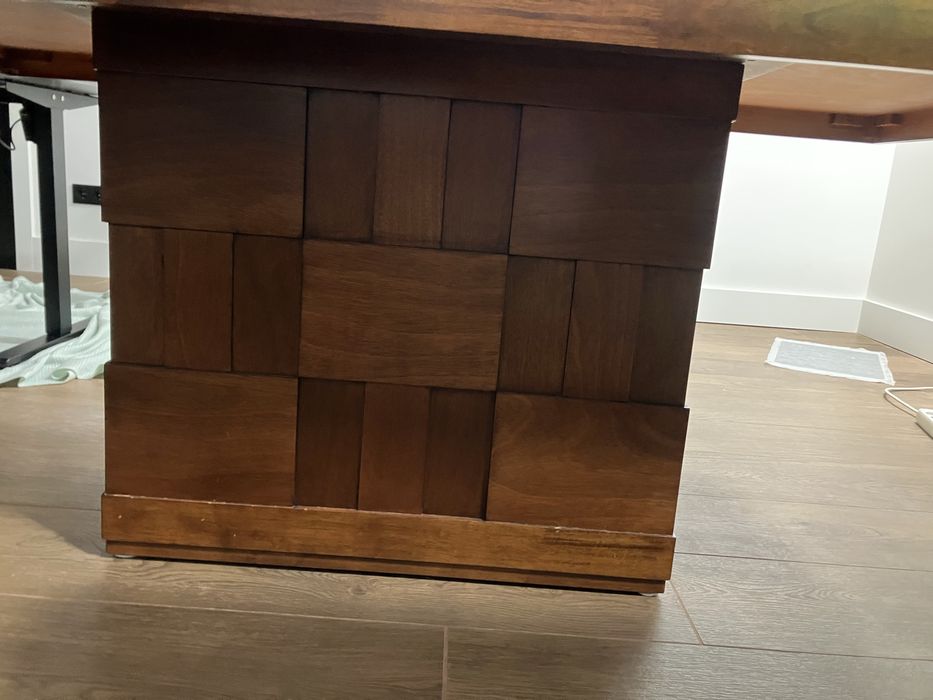 Conjunto de mesa de jantar Área  + 6 cadeiras – design premium – 180 × 90 cm