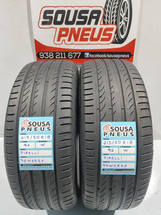 2 pneus semi novos 215-50R18 Pirelli - Oferta dos Portes