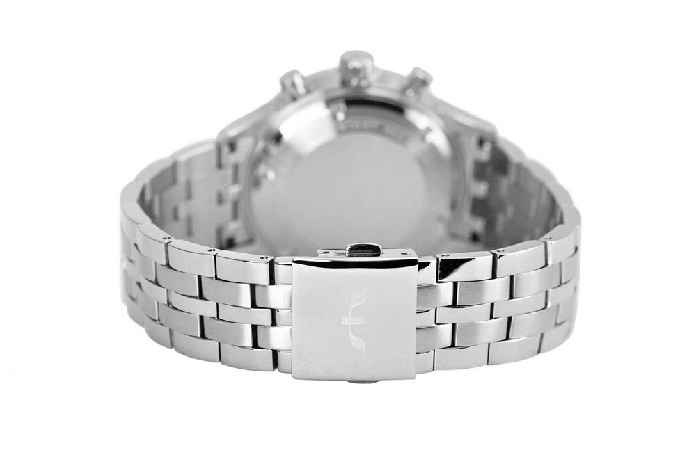 NOWY: Zegarek Bisset męski na bransolecie BSDF60 srebrny