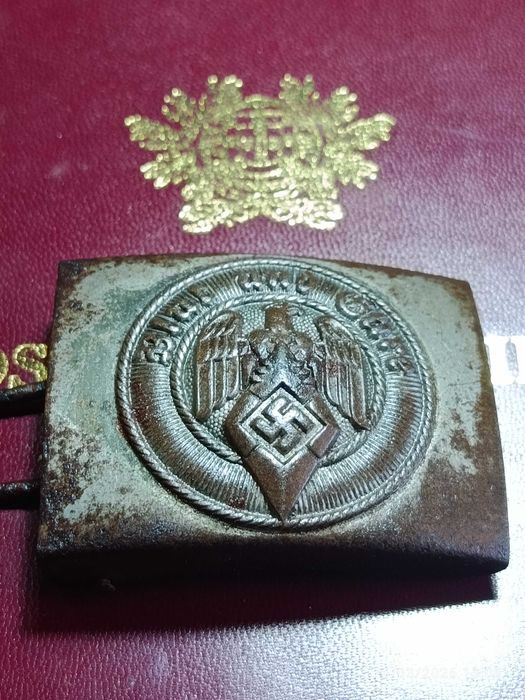 Fivela Militar Juventude Hitleriana Anos 30 Marcada