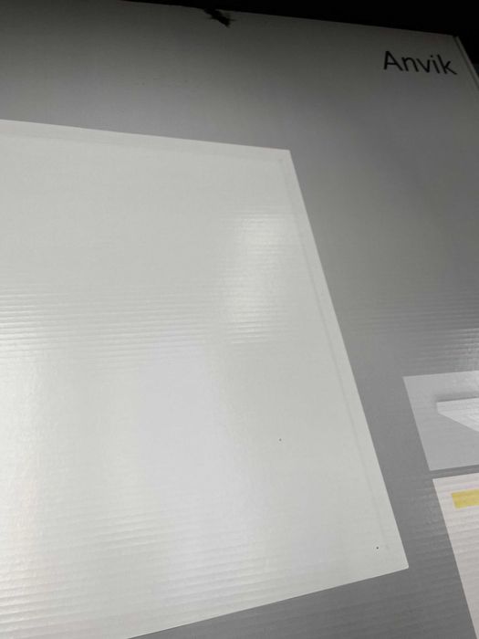 lâmpada de led  para cozinha quadrado  3900lm IP20 59,5cm por 59,5 cm branco nova