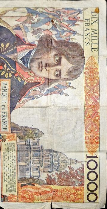 Nota 10.000 francos Napoleão