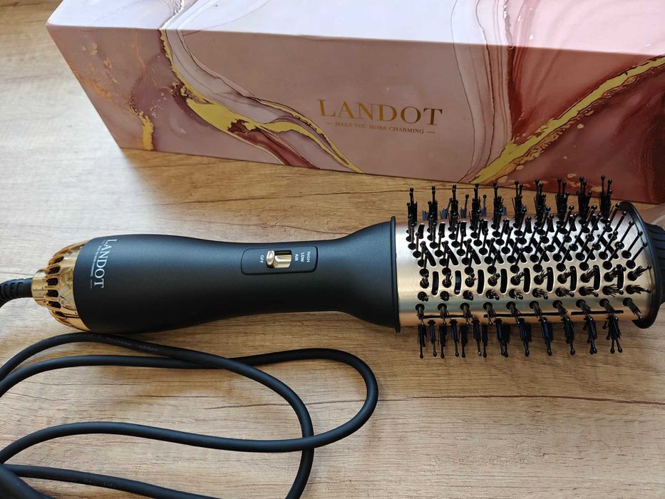 LANDOT Szczotka Termiczna 4w1 Suszarka Lokówka Prostownica 1000W