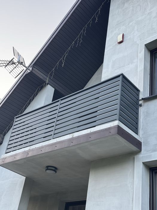 Balustrada balkonowa profile 80x20  z demontażu 2 szt
