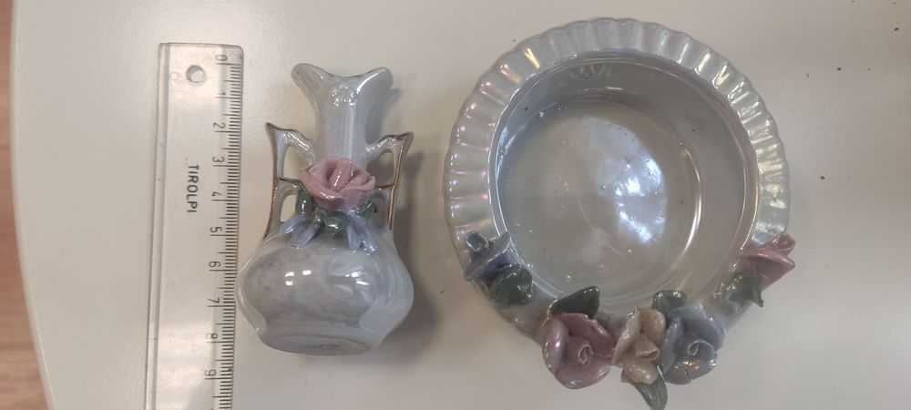 Komplet wazonik i pudełeczko