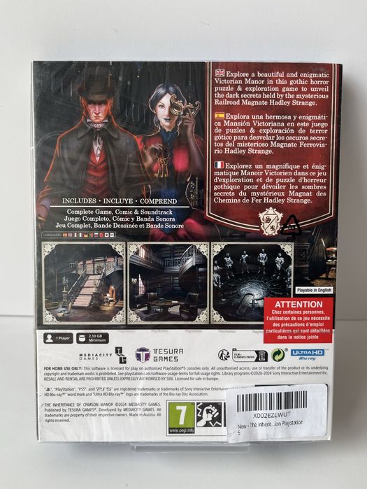 PS5 | The Inheritance of Crimson Manor