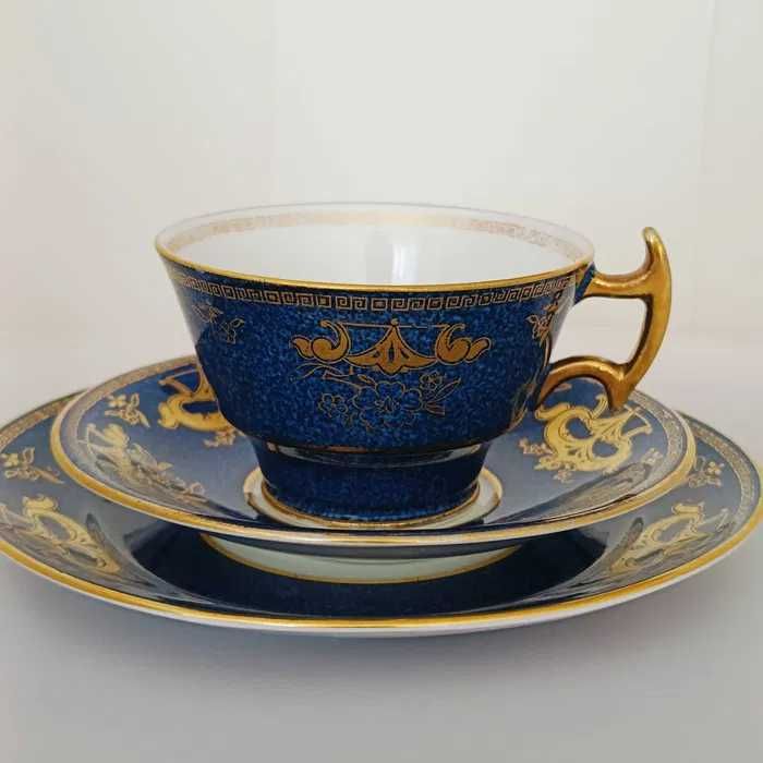 **filiżanka „Royal Blue” porcelana Collingwood Bros 1924_1939