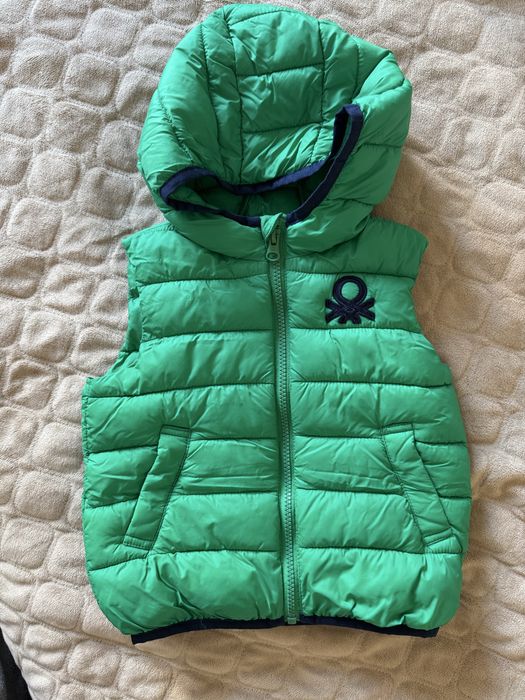 Жилетка Benetton 92 (18-24 міс) яскрава зелена