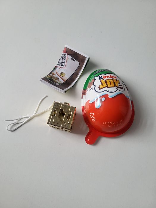 Kinder joy Minecraft złoty blok