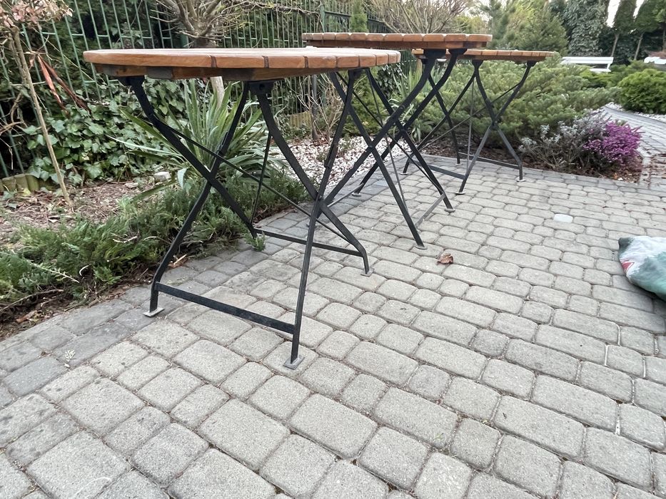 Stół stolik ogrodowy kawiarnia restauracja