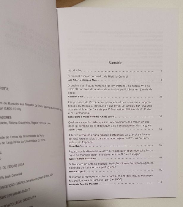 Dos autores de manuais aos métodos de ensino das língua e literaturas