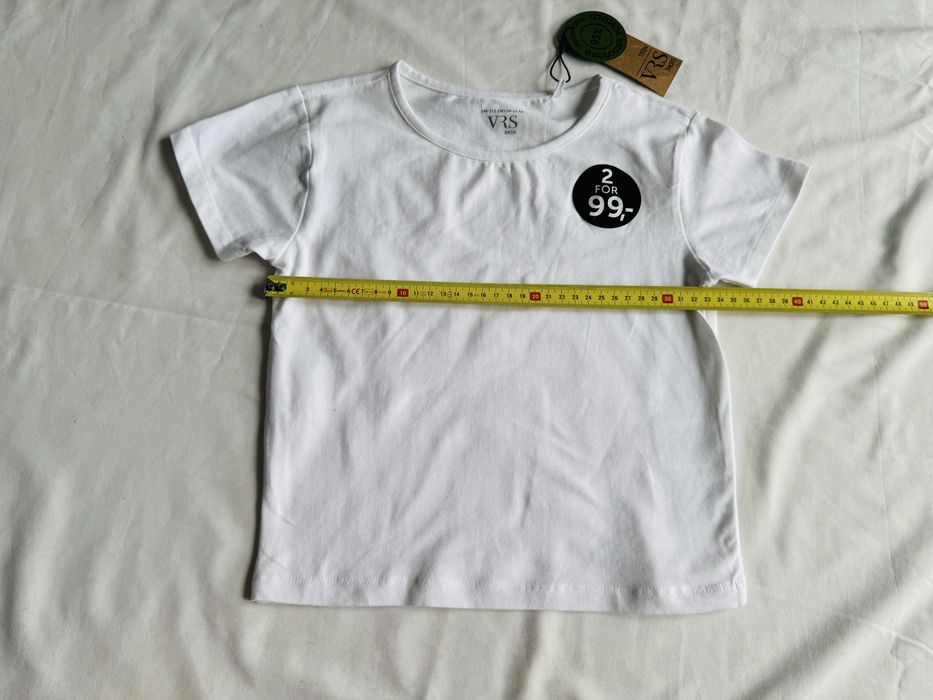 Biały t-shirt koszulka 146-152 cm 10 - 12 lat VRS Basia