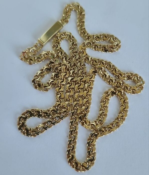 Nowy złoty łańcuszek Galibardi / Garibaldi 585 14k  17,83g 55cm