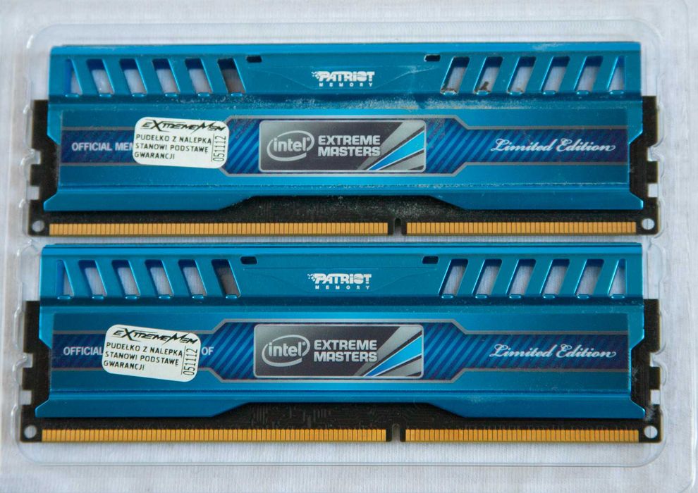 Pamięć DDR3 Patriot Intel Extreme Masters 1600 2x4GB