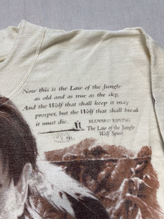 Vintage 1999’s Indian Girl With Wolf bluza