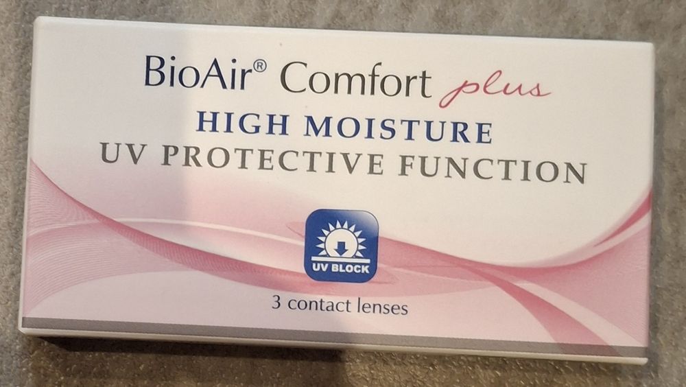 Soczewki kontaktowe miesięczne BioAir Cimfort Plus -8,5 4 szt