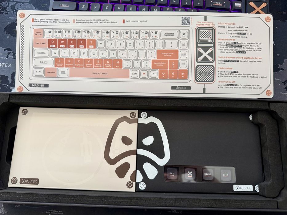 IQUNIX Magi65 Pro — Teclado Mecânico Low Profile 65% (completo)