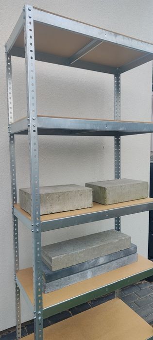 Regał Skręcany do Magazynu, Warsztatu 193x90x45 cm 5P/500 kg