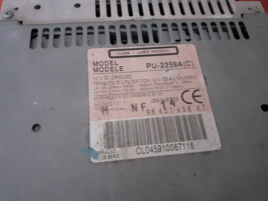 Auto Radio original Peugeot/Citroën