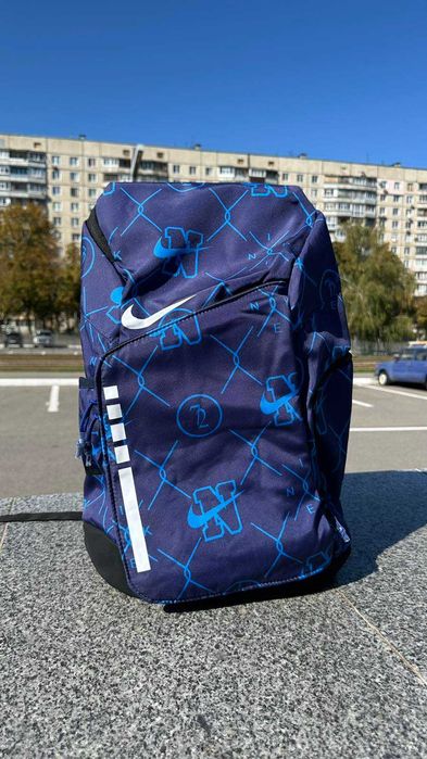 Nike Elite Hoops  BackPack темно синій з узором